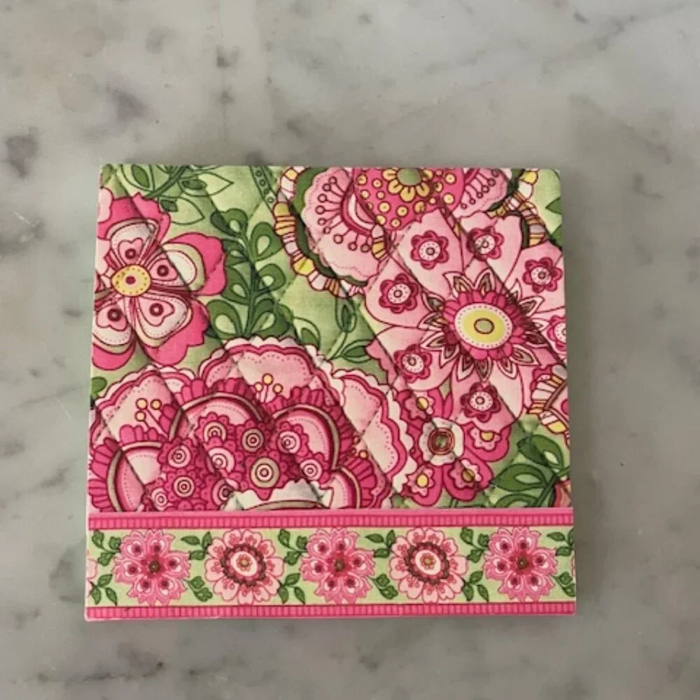 VERA BRADLEY Petal Pink Mini Pocket Notepad Limited Ed 1980's